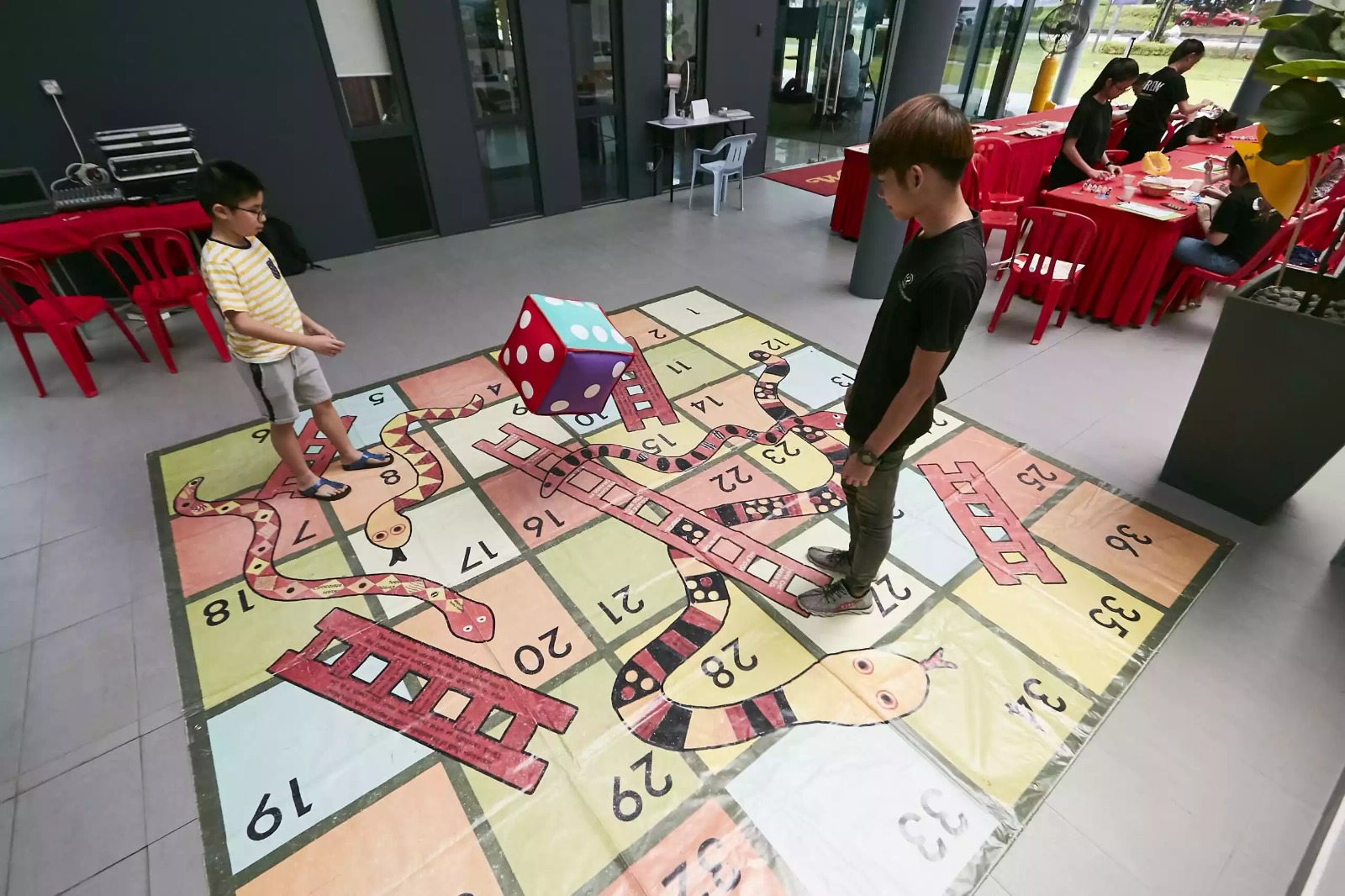 School Snake Ladder Game On Rent for events in Meerut