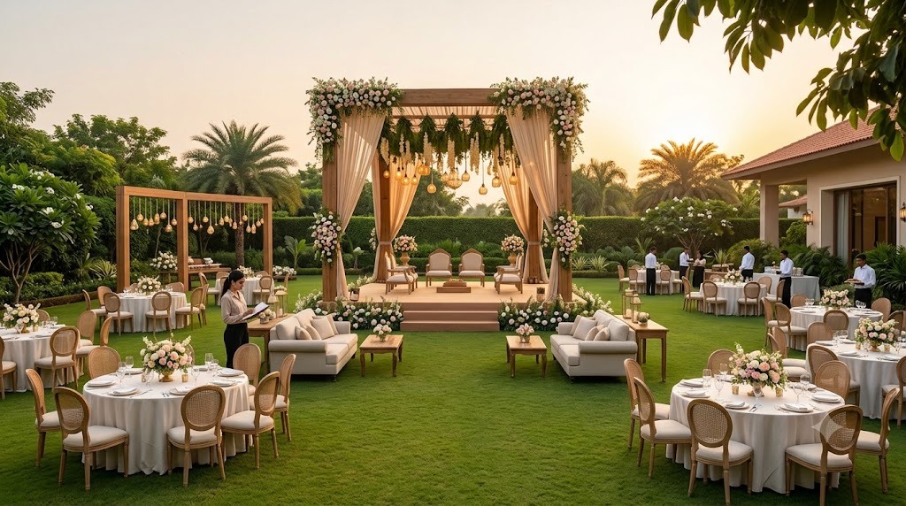 Farmhouse wedding planner cost in India