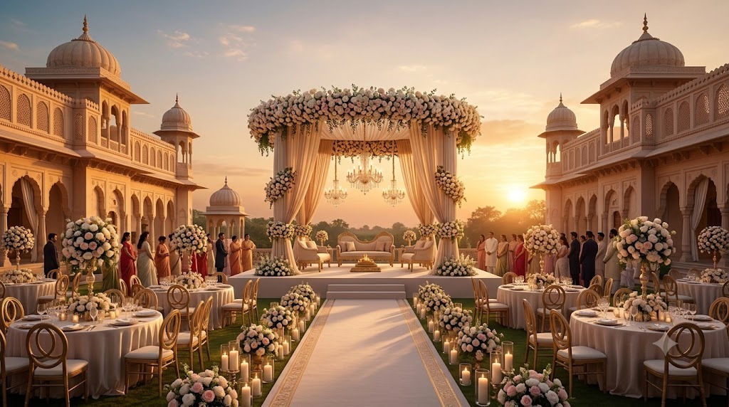 Luxury destination wedding cost in India