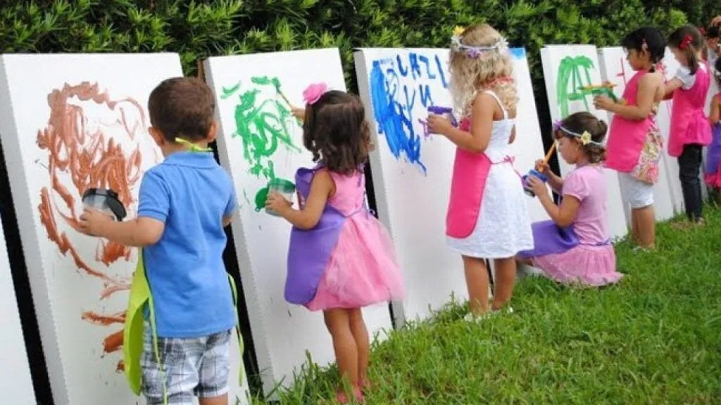 Canvas Painting Activity On Rent experience in Manesar - event setup 1