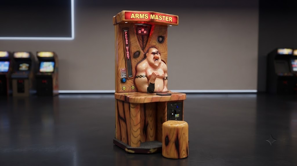 Arm Wrestling Arcade Machine On Rent for Parties and Fests in Agra
