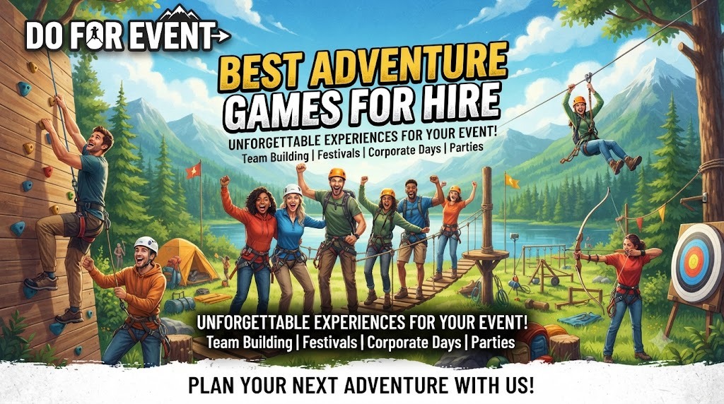 Adventure games setup for events in Noida
