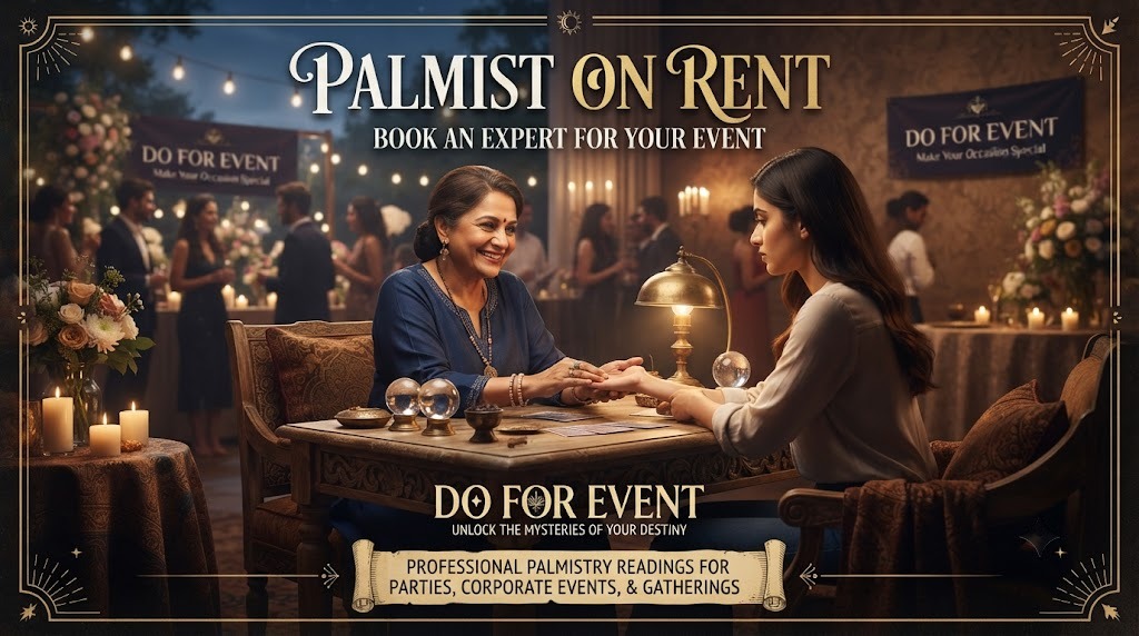 Palmist On Rent service arranged for an event in Jaipur