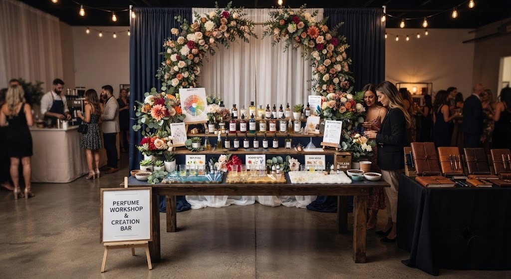 Perfume Making & Live Perfume Stall On Rent service arranged for an event in Gurgaon