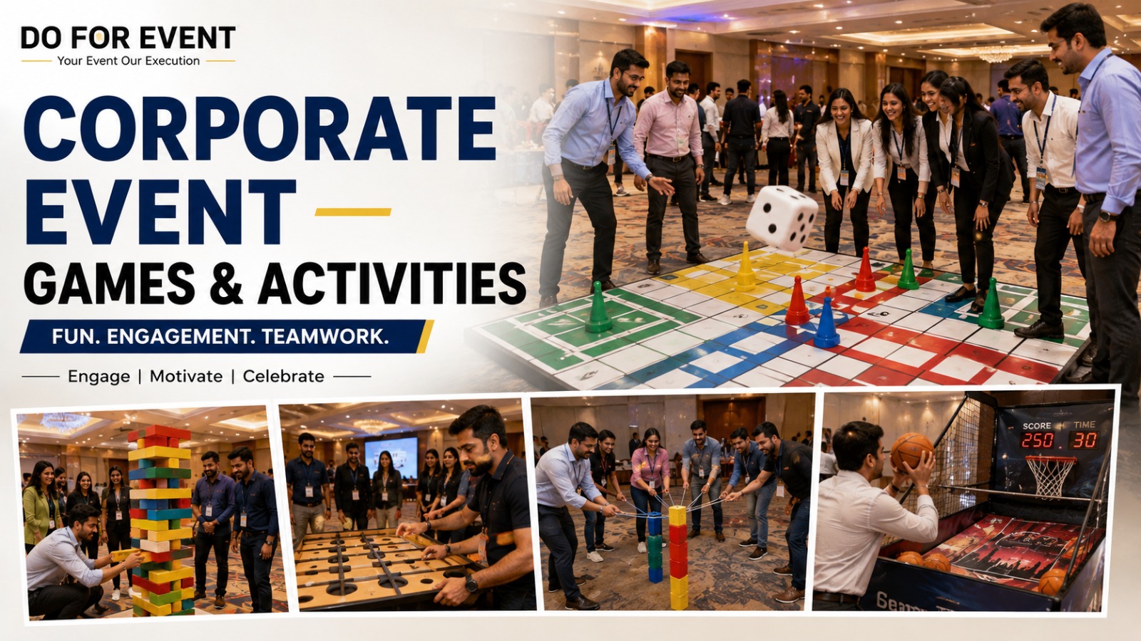 Corporate Event Games & Activities On Rent experience in Greater Noida - event setup 1