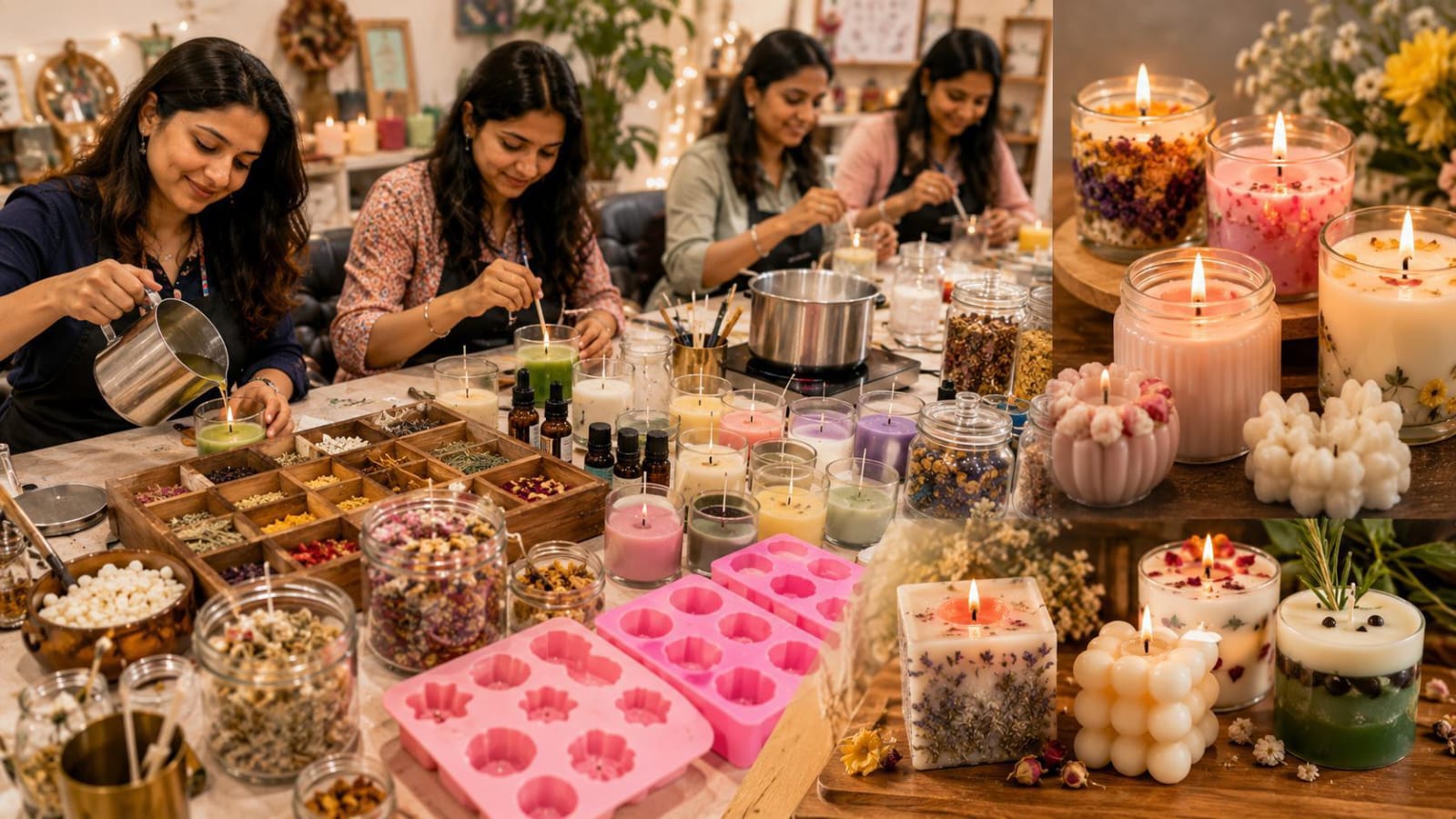 Candle Making Activity On Rent experience in Indore - event setup 1