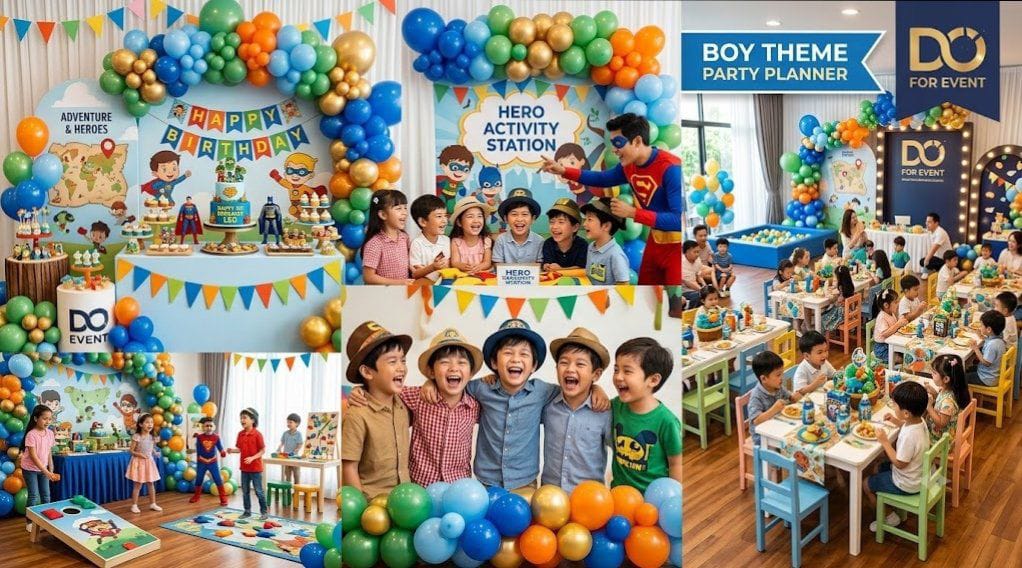 Boy Theme Party Planner experience in Agra - event setup 1