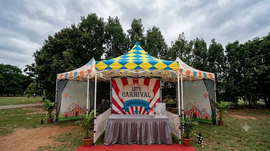 Canopy On Rent setup and event coordination in Noida