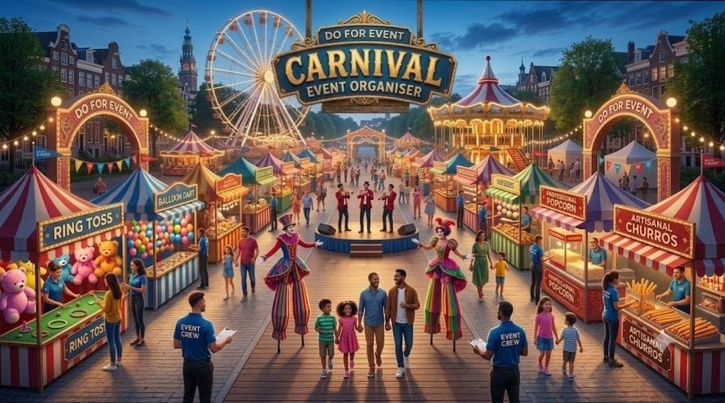 Carnival Event Organiser setup and event coordination in Manesar