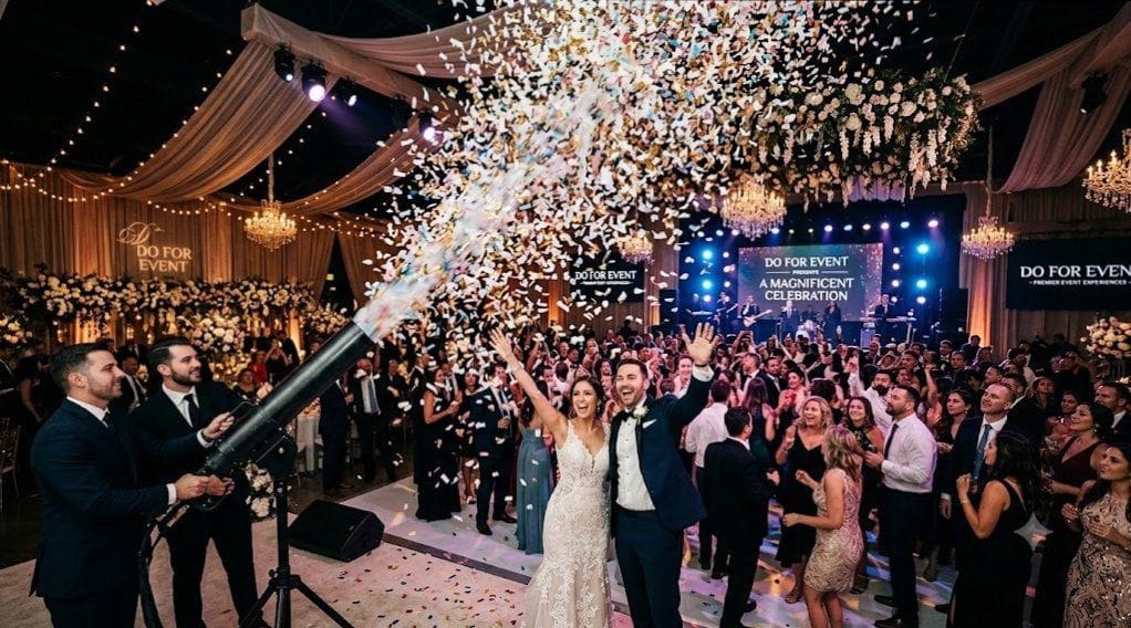 paper confetti blaster for wedding & event setup and event coordination in Bareilly