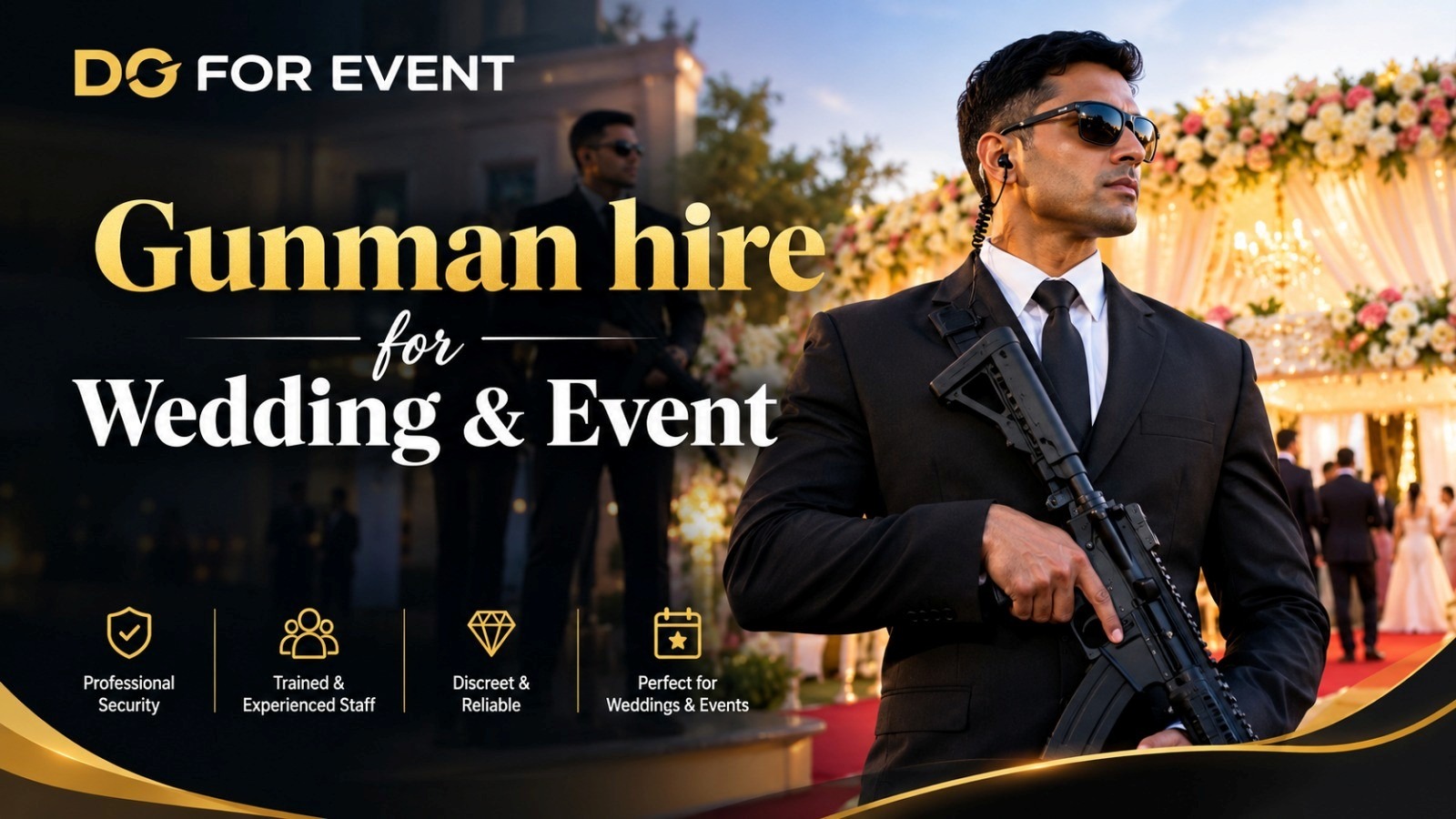 Gunman hire for Wedding & Event setup and event coordination in Manesar